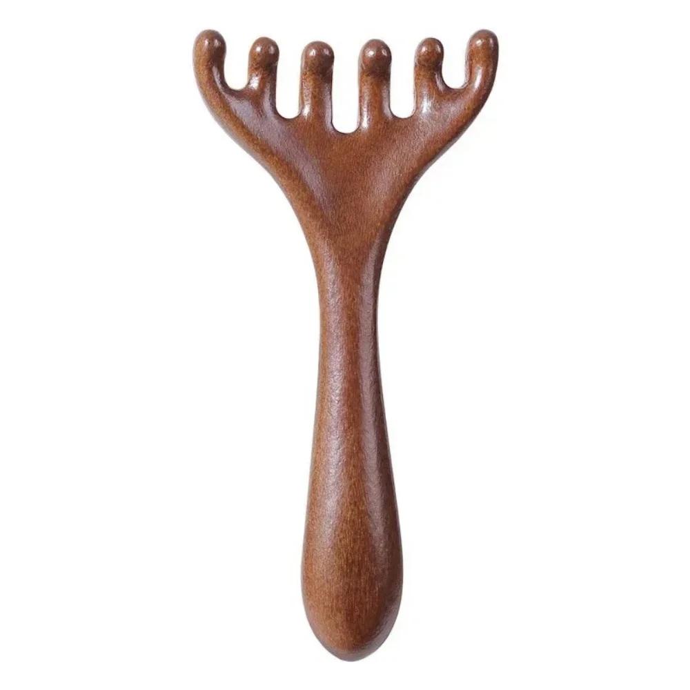 6-Claw Head Massager Wooden Meridian Massage Comb Body Gua Sha Tool Anti-static Promote Blood Circulation Cepillo BHL172-FRO коричневый
6-Claw Head Massager Wooden Meridian Massage Comb Body Gua Sha Tool Anti-static Promote Blood Circulation Cepillo BHL172-FRO коричневый