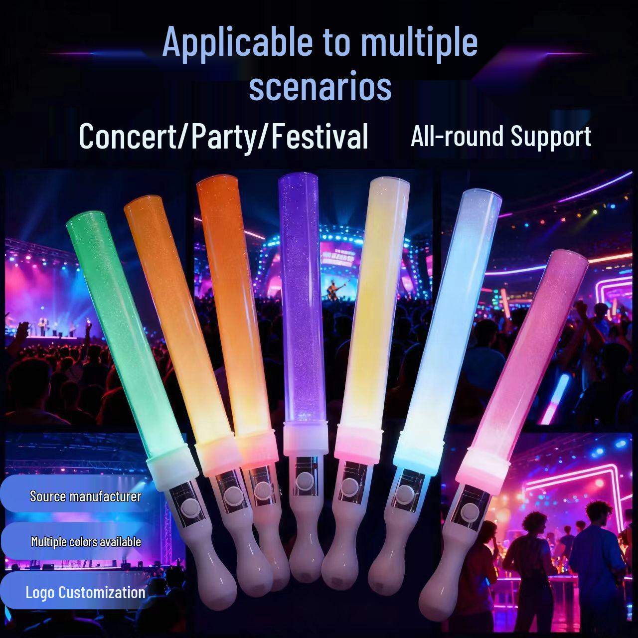 26cm Glow Stick Concert Light: Star Shaped, Flashing, Colorful Props
26cm Glow Stick Concert Light: Star Shaped, Flashing, Colorful Props