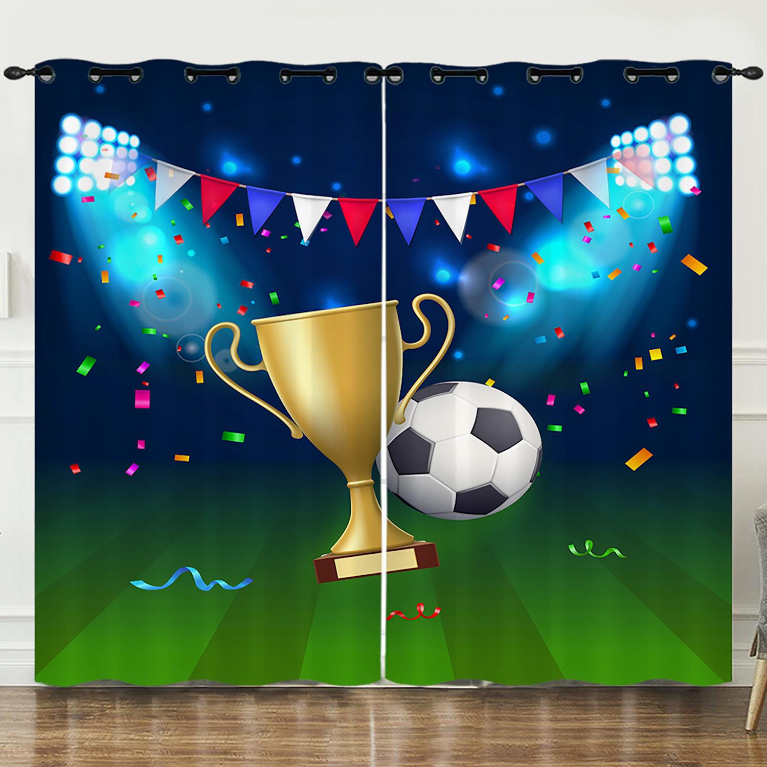 Curtain Sports Ball Football Series 3D Digital Printing High Density Blackout 140*100
Curtain Sports Ball Football Series 3D Digital Printing High Density Blackout 140*100