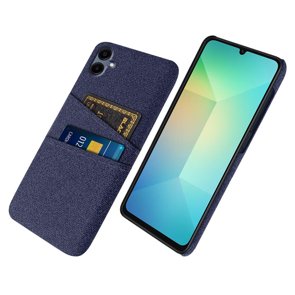 For Samsung Galaxy A06 4G Case Cloth+Hard PC Phone Cover with Dual Card Slots Blue
For Samsung Galaxy A06 4G Case Cloth+Hard PC Phone Cover with Dual Card Slots Blue