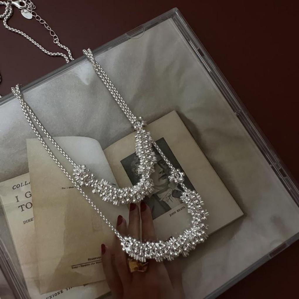 Women s Silver 925 Bold Flower Cubic Necklace Flower
Women s Silver 925 Bold Flower Cubic Necklace Flower