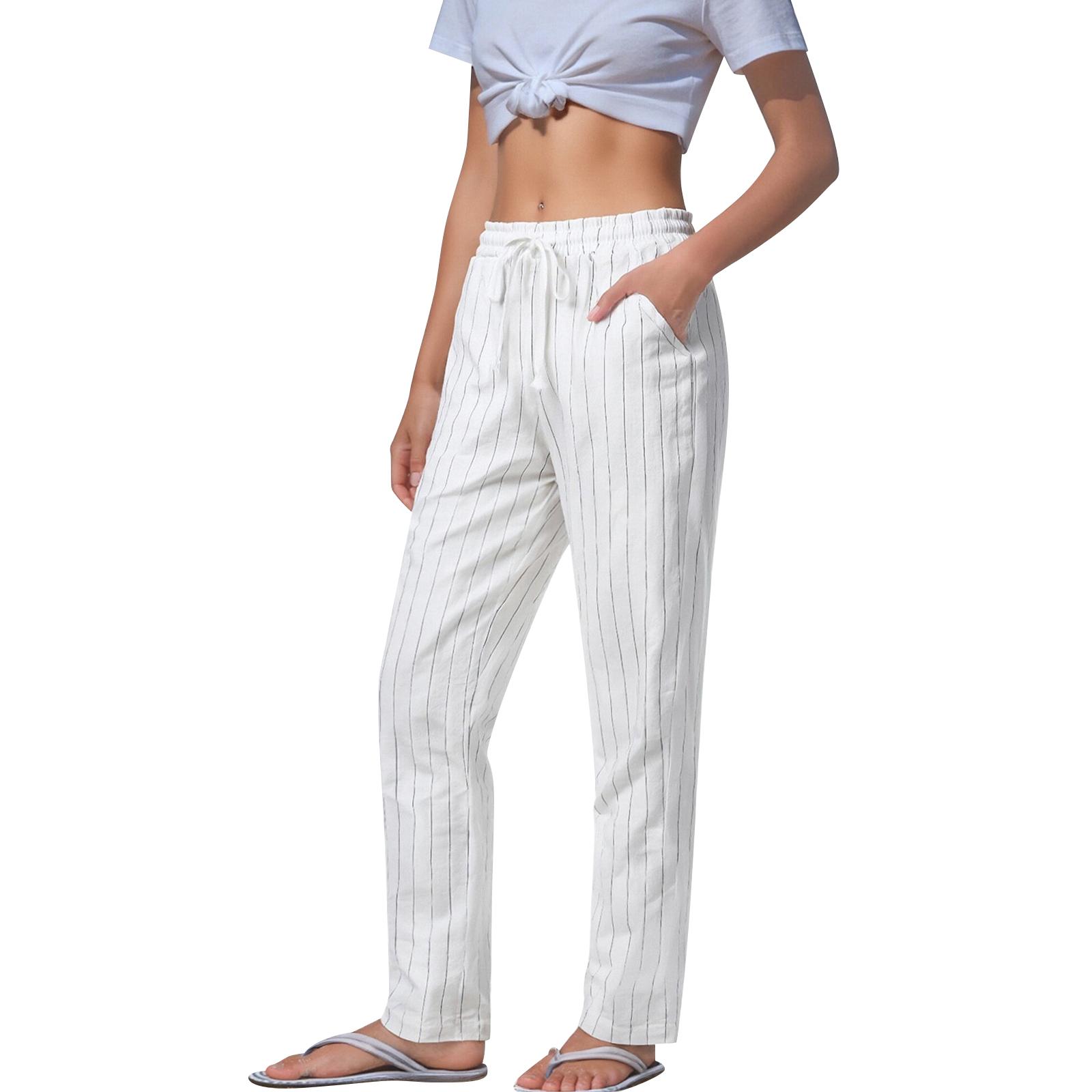 Women s Casual Pencil Pants, Casual Linen Stripe Pants, Long Pants With Pockets XL
Women s Casual Pencil Pants, Casual Linen Stripe Pants, Long Pants With Pockets XL