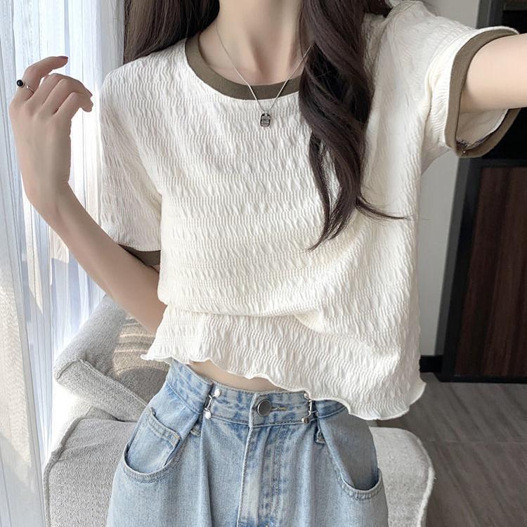 Простая футболка с короткими рукавами на одно плечо, женская летняя Свободная футболка нового дизайна, популярная футболка XL белый
Простая футболка с короткими рукавами на одно плечо, женская летняя Свободная футболка нового дизайна, популярная футболка XL белый