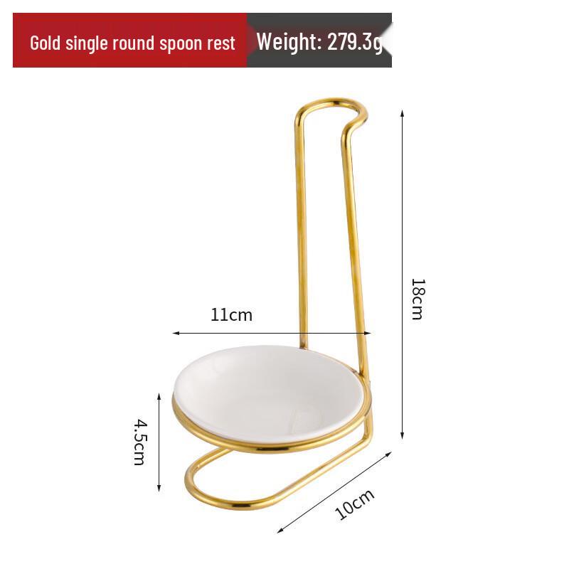 Tianzhi Golden Stainless Steel Round Utensil Rest
Tianzhi Golden Stainless Steel Round Utensil Rest