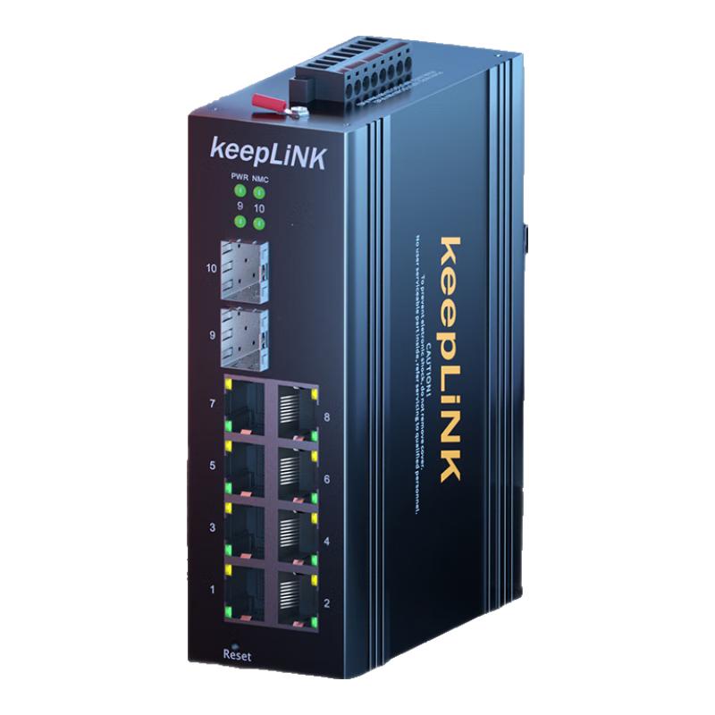 keepLINK KP-9000 Managed Industrial Gigabit Ethernet Switch
keepLINK KP-9000 Managed Industrial Gigabit Ethernet Switch