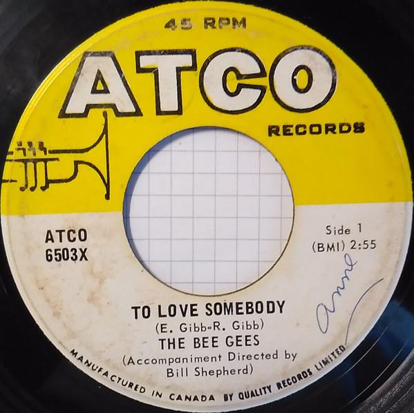 7-дюймовая пластинка BEE GEES - To Love Somebody 6503X ATCO Records 1967 Канада Рок Б/У
7-дюймовая пластинка BEE GEES - To Love Somebody 6503X ATCO Records 1967 Канада Рок Б/У