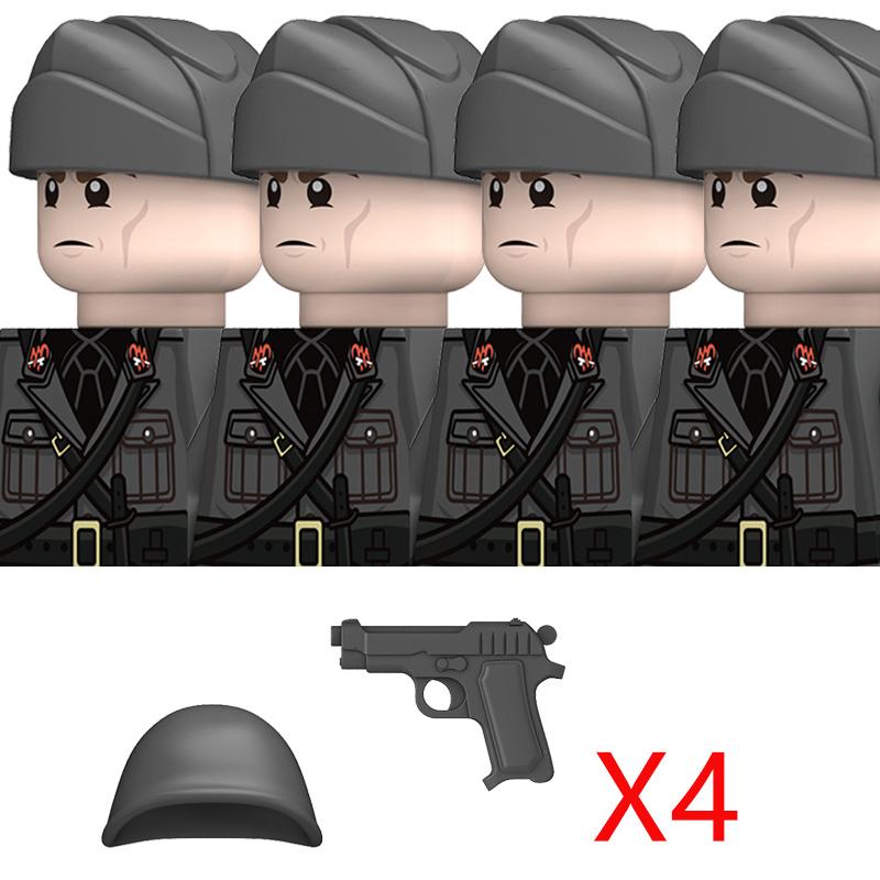 WW2 French Military Soldeirs Building Blocks Italy Warrior Italian Infantry Officer Gun Helmet Army War Weapon Bricks Playthings Present
WW2 French Military Soldeirs Building Blocks Italy Warrior Italian Infantry Officer Gun Helmet Army War Weapon Bricks Playthings Present