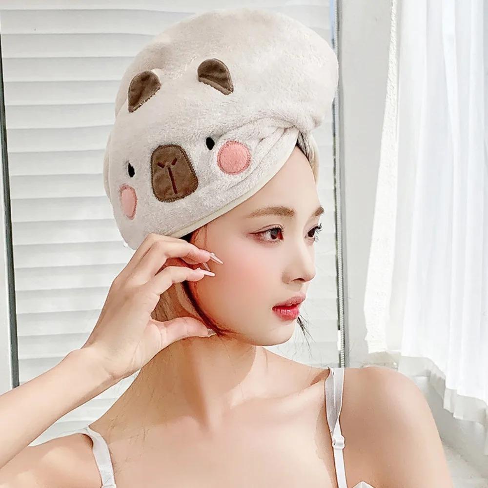 Quick Drying Capybara Towel Cartoon Shower Cap Thick Capybara Dry Hair Cap Travel style3
Quick Drying Capybara Towel Cartoon Shower Cap Thick Capybara Dry Hair Cap Travel style3