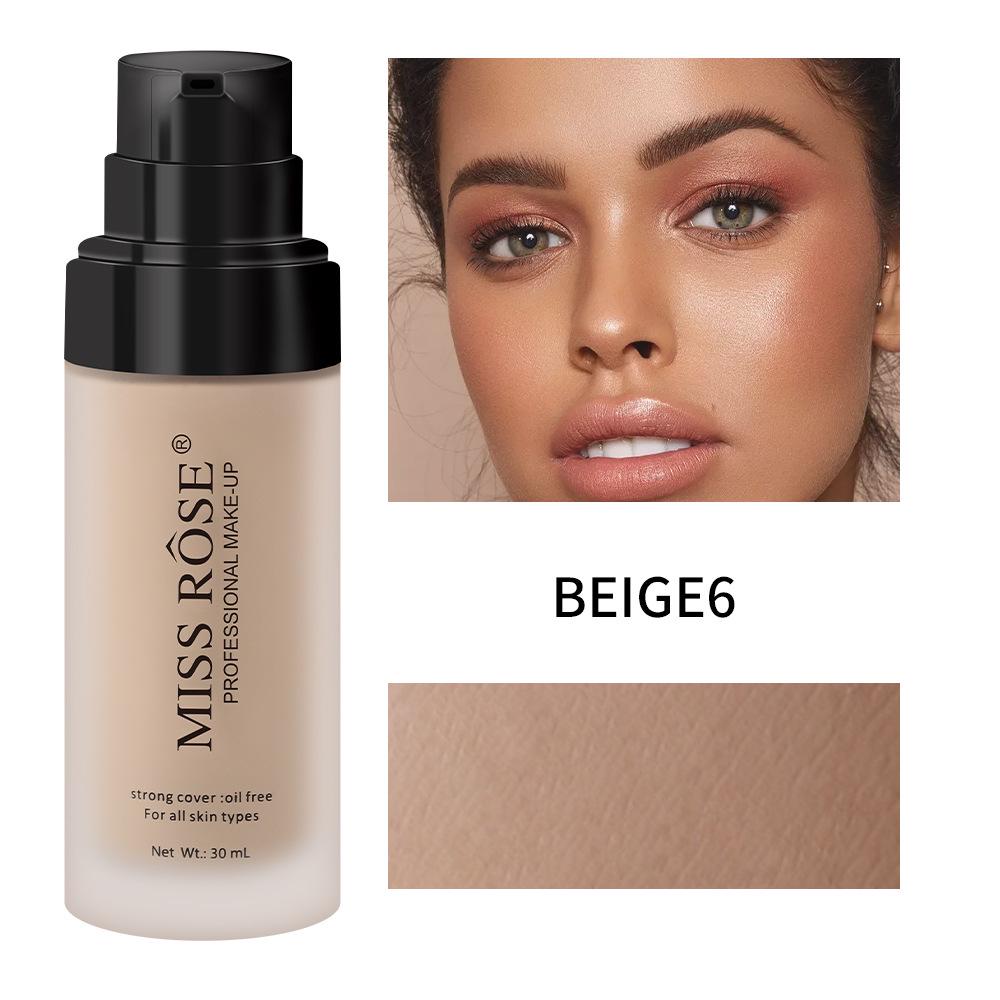 MISS ROSE Long-lasting Nude Foundation: Natural Moisturizing, Brightening, and Concealing for Flawless Skin. 30ml
MISS ROSE Long-lasting Nude Foundation: Natural Moisturizing, Brightening, and Concealing for Flawless Skin. 30ml