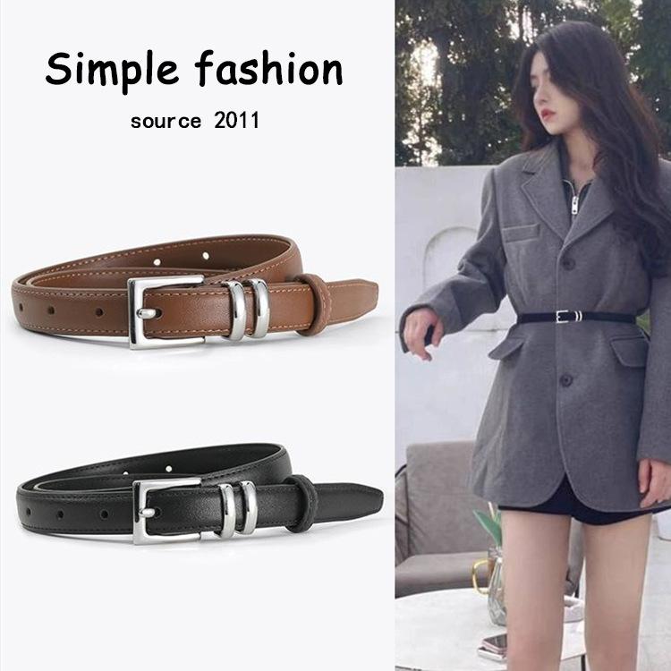 Women S Leather Belt Design Sense Niche Trend Personalized Thin Belt High-End Belt чорний
Women S Leather Belt Design Sense Niche Trend Personalized Thin Belt High-End Belt чорний