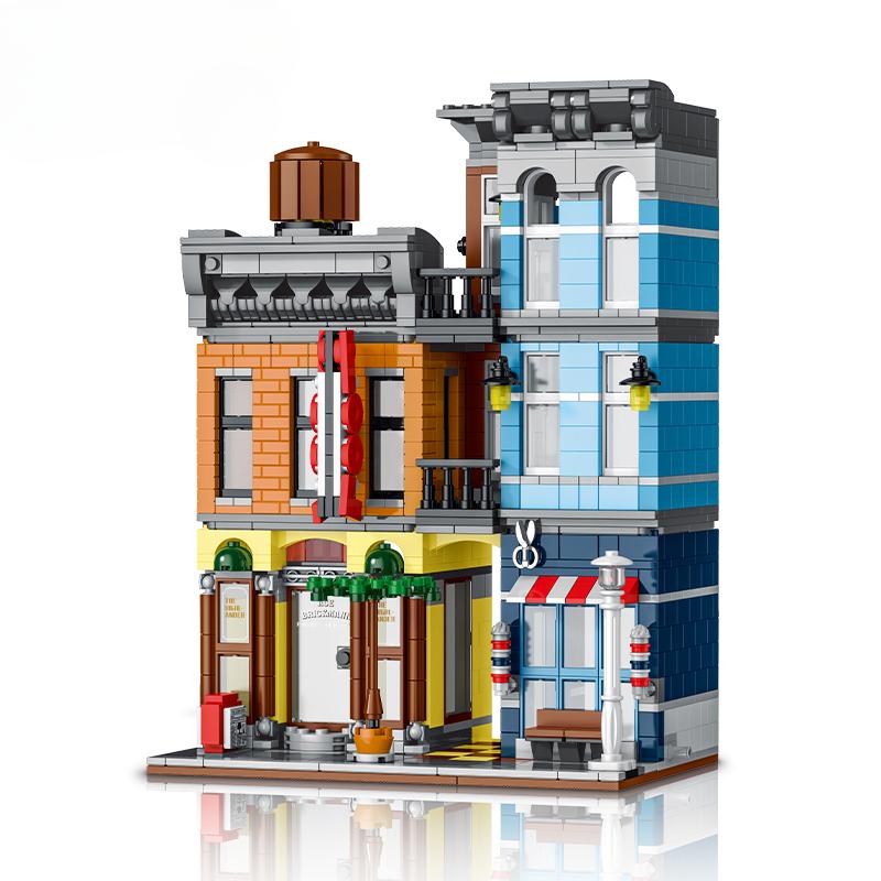 Street View Building Blocks Pizza Shop Modular Architecture Sets Detective Agency Boys Toys for Children Gifts
Street View Building Blocks Pizza Shop Modular Architecture Sets Detective Agency Boys Toys for Children Gifts