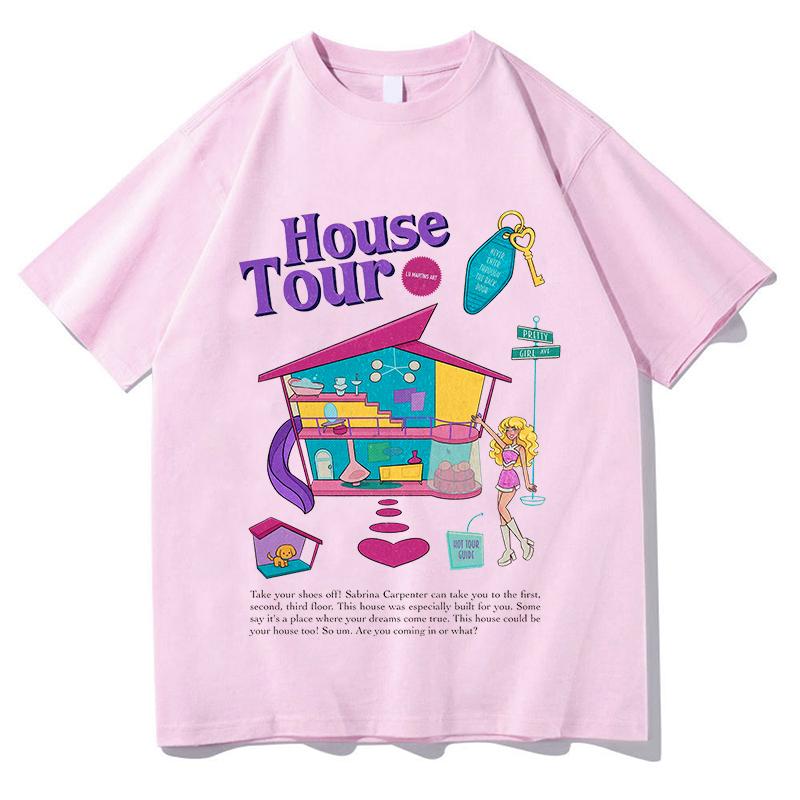 Sabrina Carpenter House Tour Tshirt Unisex and Women New Summer Cotton Y2K Clothing Hip Hop Casual Oversized Short Sleeve Tops S
Sabrina Carpenter House Tour Tshirt Unisex and Women New Summer Cotton Y2K Clothing Hip Hop Casual Oversized Short Sleeve Tops S