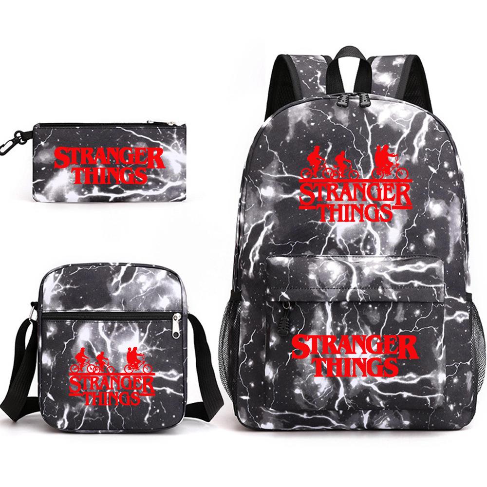 Стиль Stranger Things Повсякденний Рюкзак Набір з Трьох Предметів 31*13*44cm
Стиль Stranger Things Повсякденний Рюкзак Набір з Трьох Предметів 31*13*44cm