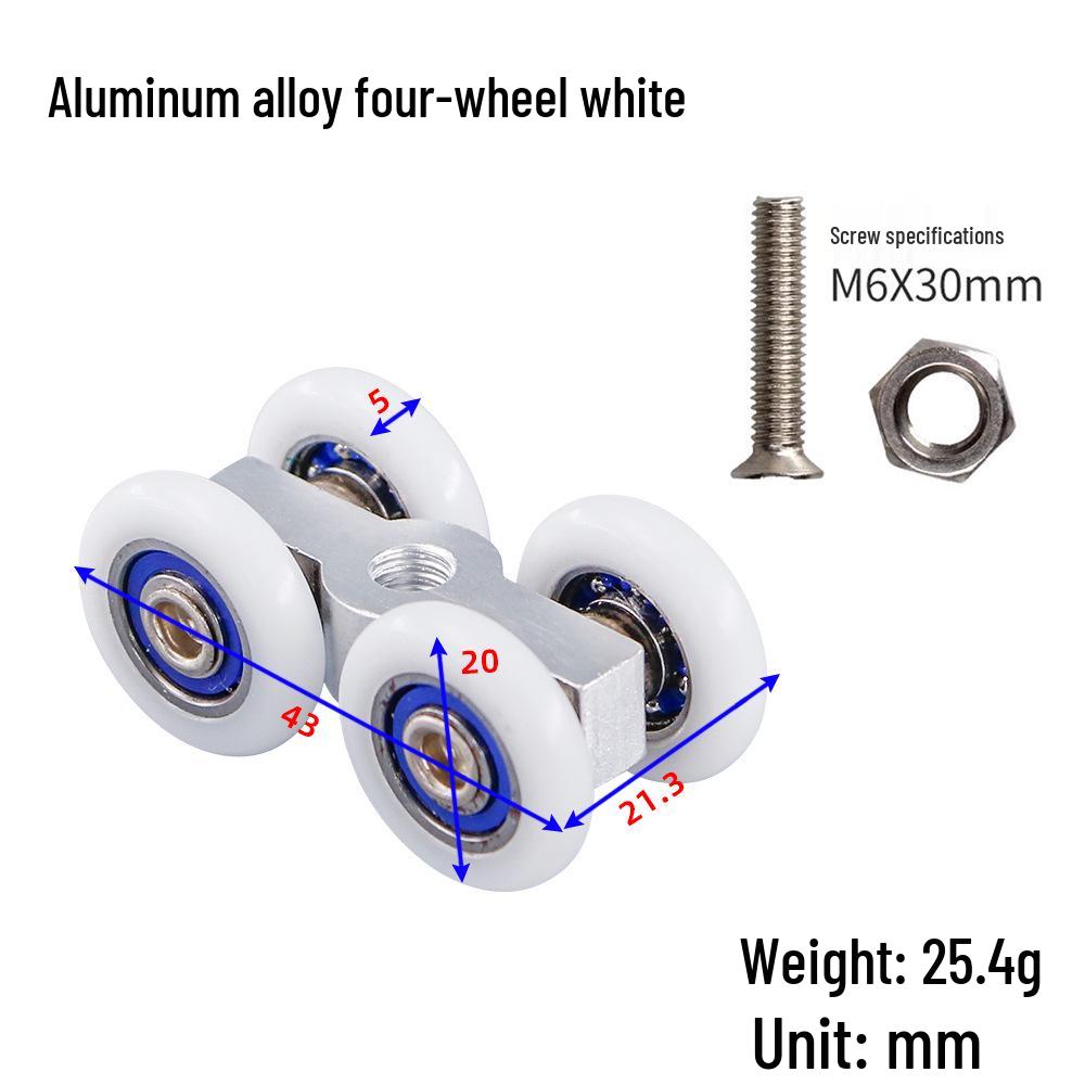 Compact Copper Bearing Shower Door Sliding Pulley (Four-Wheel)
Compact Copper Bearing Shower Door Sliding Pulley (Four-Wheel)