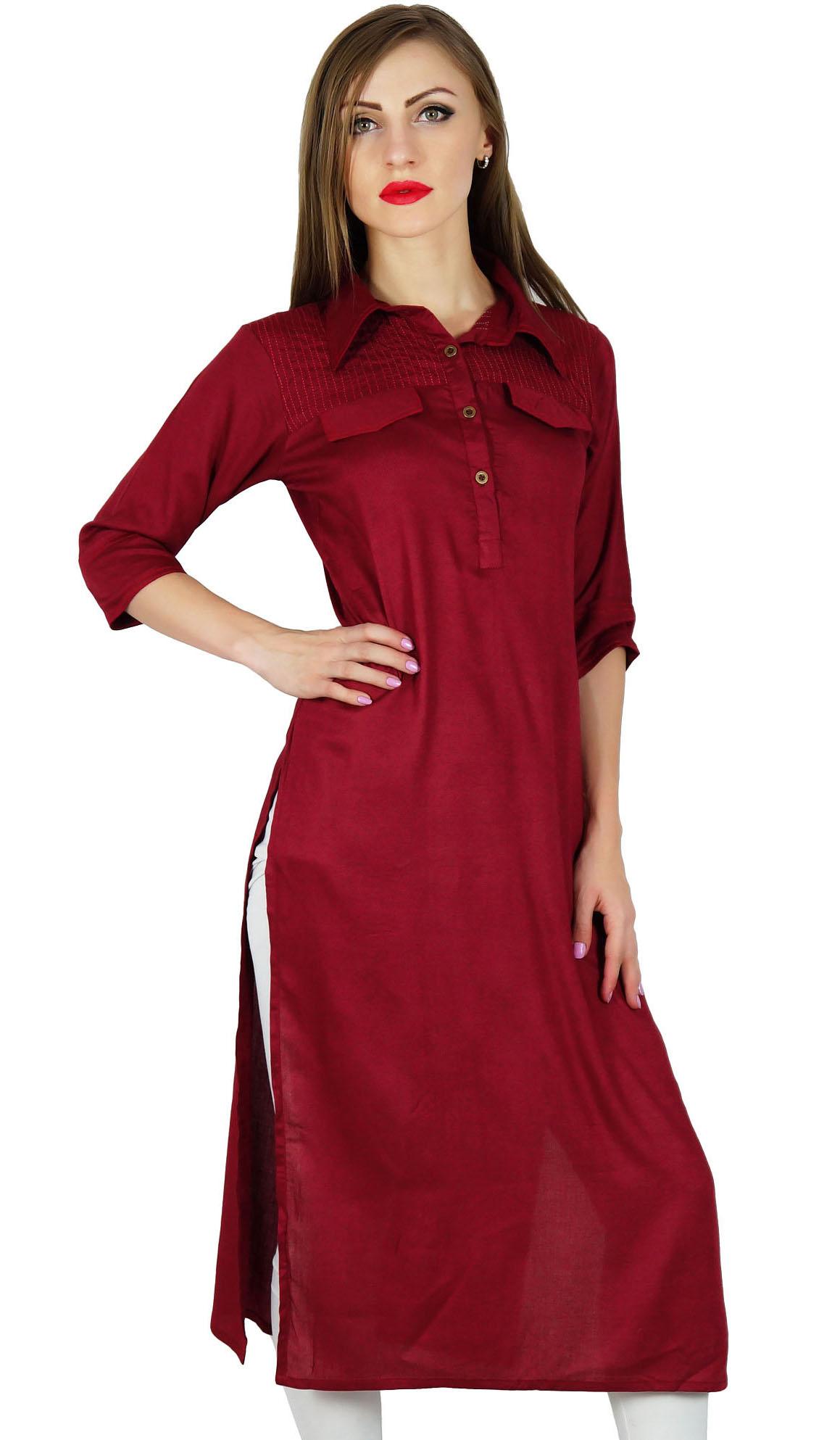 Bimba Women Maroon Collar Neck Kurta Kurti 3 4 Рукав Этническая формальная блузка 10 малиновый
Bimba Women Maroon Collar Neck Kurta Kurti 3 4 Рукав Этническая формальная блузка 10 малиновый