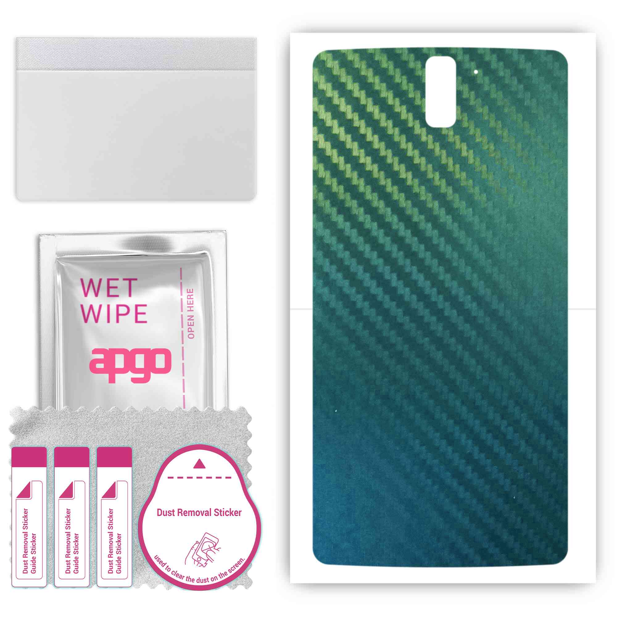 apgo Protective Skin Sticker for the back compatible with OnePlus One A0001, Wrap Film, Foil, Vinyl - Pattern Carbon Chameleon CAKA1
apgo Protective Skin Sticker for the back compatible with OnePlus One A0001, Wrap Film, Foil, Vinyl - Pattern Carbon Chameleon CAKA1