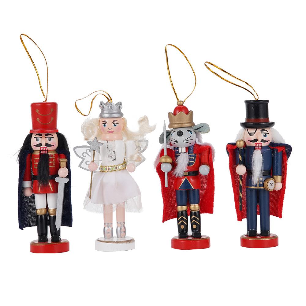 13cm 4Pcs Nutcracker Puppet Soldier Ornament Doll Desktop Wooden Pendant Xmas Tree Hanging 2026 Decoration 2026 New Year Gift
13cm 4Pcs Nutcracker Puppet Soldier Ornament Doll Desktop Wooden Pendant Xmas Tree Hanging 2026 Decoration 2026 New Year Gift