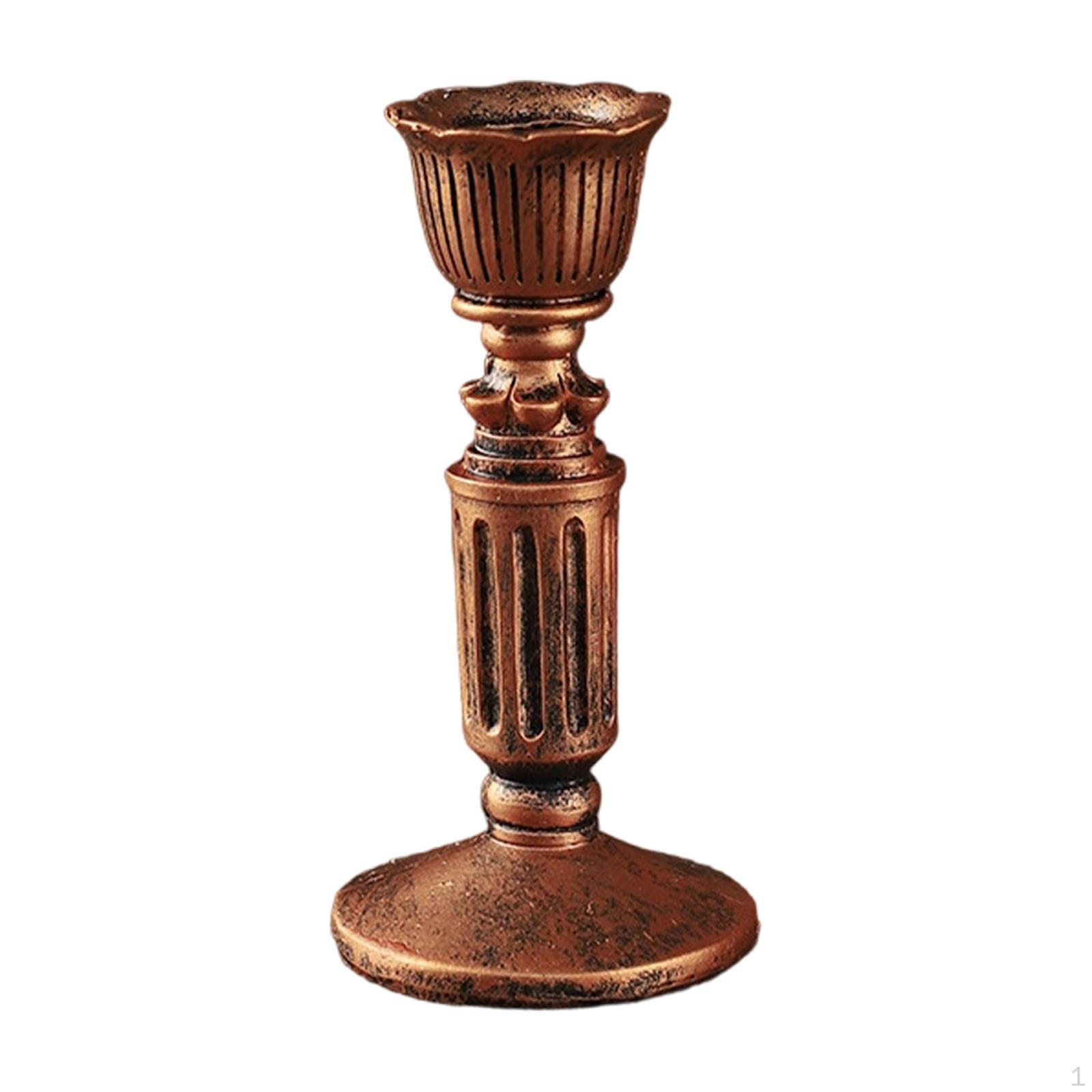 European Retro Resin Candle Holder with Detailed Floral Engravings for Romantic Atmosphere And M
European Retro Resin Candle Holder with Detailed Floral Engravings for Romantic Atmosphere And M