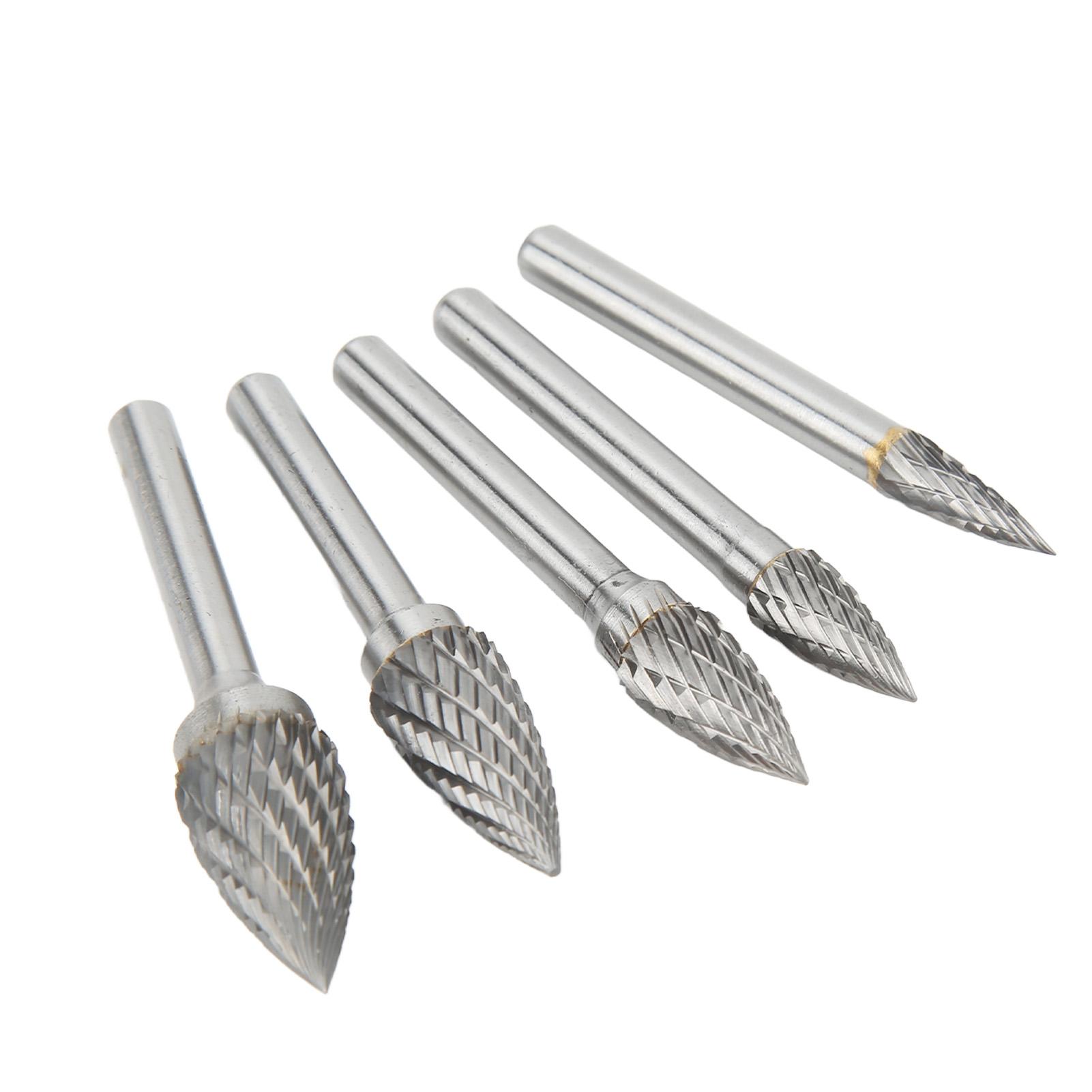 Набор из 5 твердосплавных вращающихся напильников с двойной насечкой и хвостовиком 6 мм0,24 дюйма для авиации, автомобилей и судов
Набор из 5 твердосплавных вращающихся напильников с двойной насечкой и хвостовиком 6 мм0,24 дюйма для авиации, автомобилей и судов