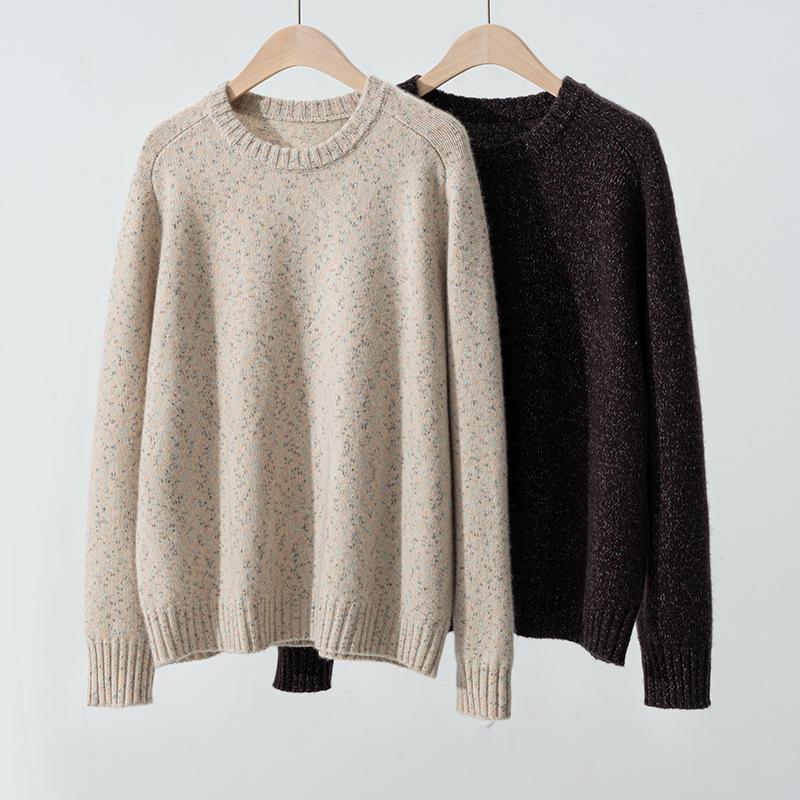 Cashmere Women s Loose Space-Dyed Round Neck Pullover Sweater - Winter Thickened Long Sleeve Knitwear One Size
Cashmere Women s Loose Space-Dyed Round Neck Pullover Sweater - Winter Thickened Long Sleeve Knitwear One Size