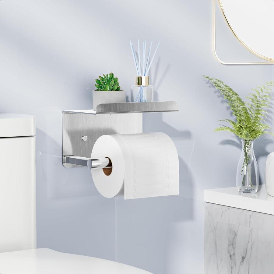 Самоклеящийся держатель для рулона туалетной бумаги, настенный или клейкий держатель для туалетной бумаги с полкой, держатель для туалетной бумаги, держатель для салфеток для United States
Самоклеящийся держатель для рулона туалетной бумаги, настенный или клейкий держатель для туалетной бумаги с полкой, держатель для туалетной бумаги, держатель для салфеток для United States