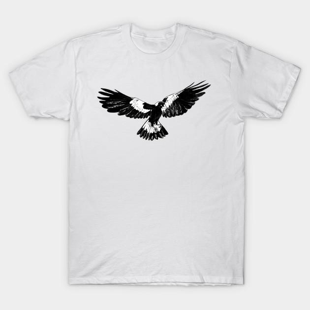 Men Black Print T-shirt Magpie In Flight No-Cut Transfer Paper Print Cotton Tshirt 4XL білий
Men Black Print T-shirt Magpie In Flight No-Cut Transfer Paper Print Cotton Tshirt 4XL білий
