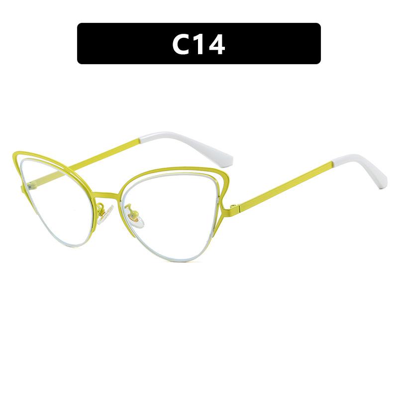 Cat s eye metal sunglasses hollowed out new European and American personalized sunglasses trendy concave photo sunglasses as pictured
Cat s eye metal sunglasses hollowed out new European and American personalized sunglasses trendy concave photo sunglasses as pictured