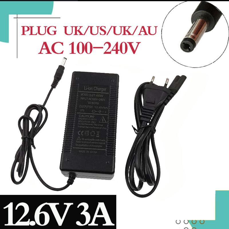12.6V 3A Fast charging lithium li-ion battery charger 5.5*2.1mmPlug for 3 series 10.8V 11.1V 12v lithium li-ion polymer batterry US
12.6V 3A Fast charging lithium li-ion battery charger 5.5*2.1mmPlug for 3 series 10.8V 11.1V 12v lithium li-ion polymer batterry US