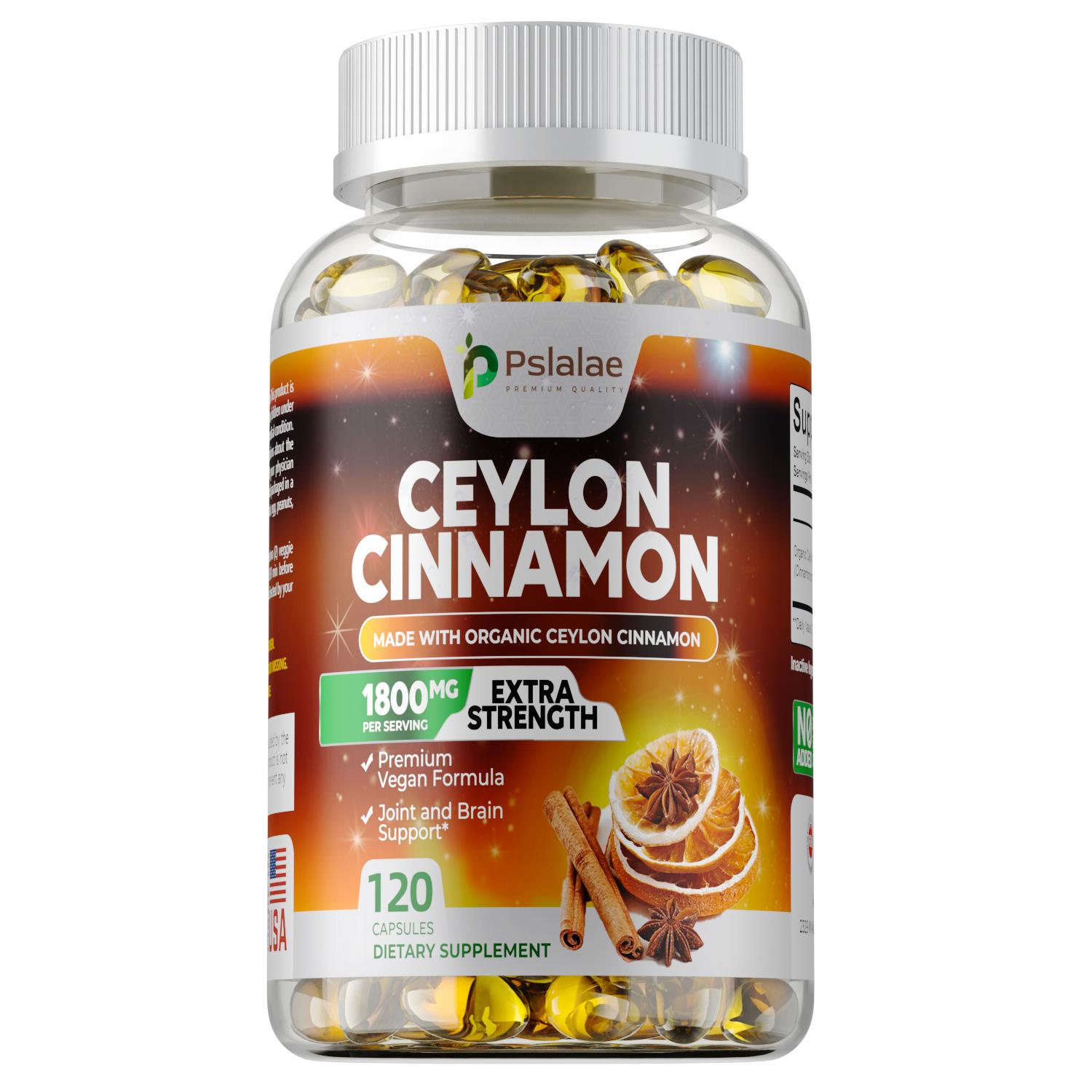 High-quality cinnamon supplement, 1800 mg, all-natural, nutritional supplement, 120 capsules, suitable for adults. 120
High-quality cinnamon supplement, 1800 mg, all-natural, nutritional supplement, 120 capsules, suitable for adults. 120