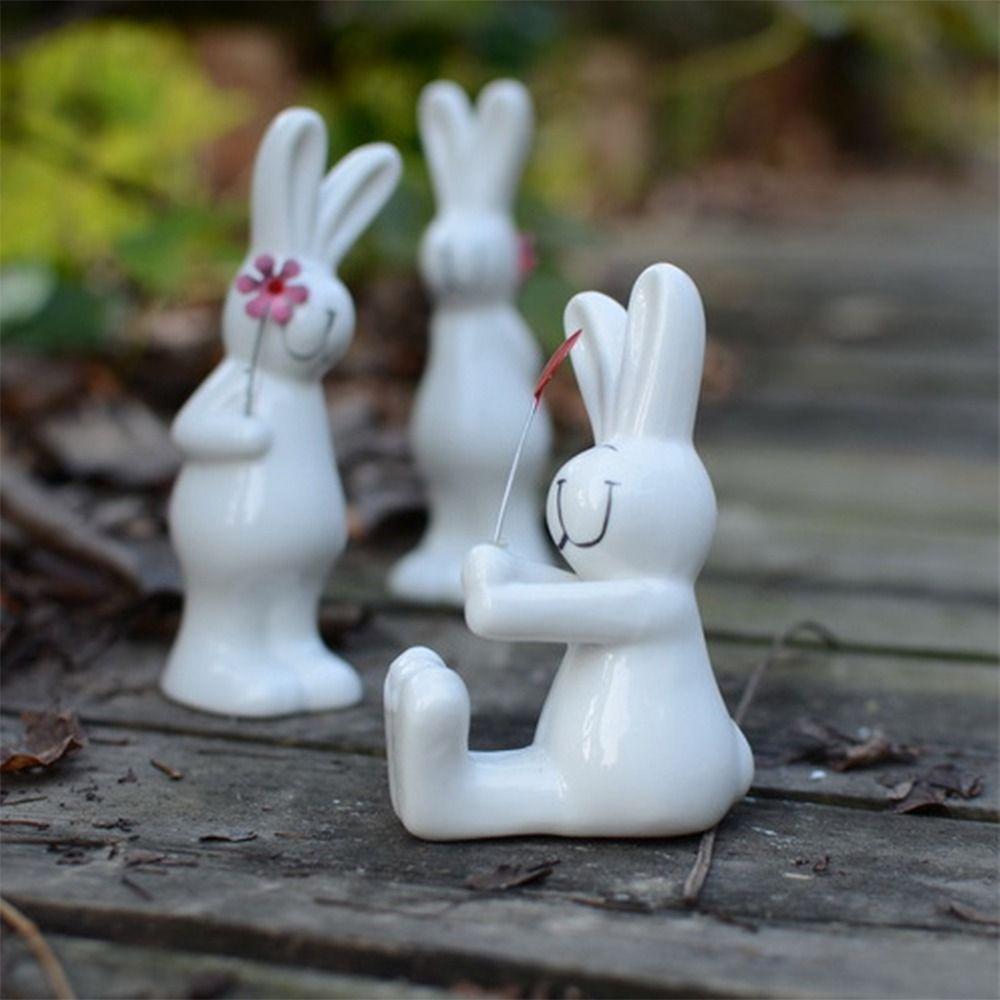 3pcs Handicraft White Rabbit Ornament Cute Bunny Statue Crafts Animal Sculpture Living Room 3 Pcs
3pcs Handicraft White Rabbit Ornament Cute Bunny Statue Crafts Animal Sculpture Living Room 3 Pcs