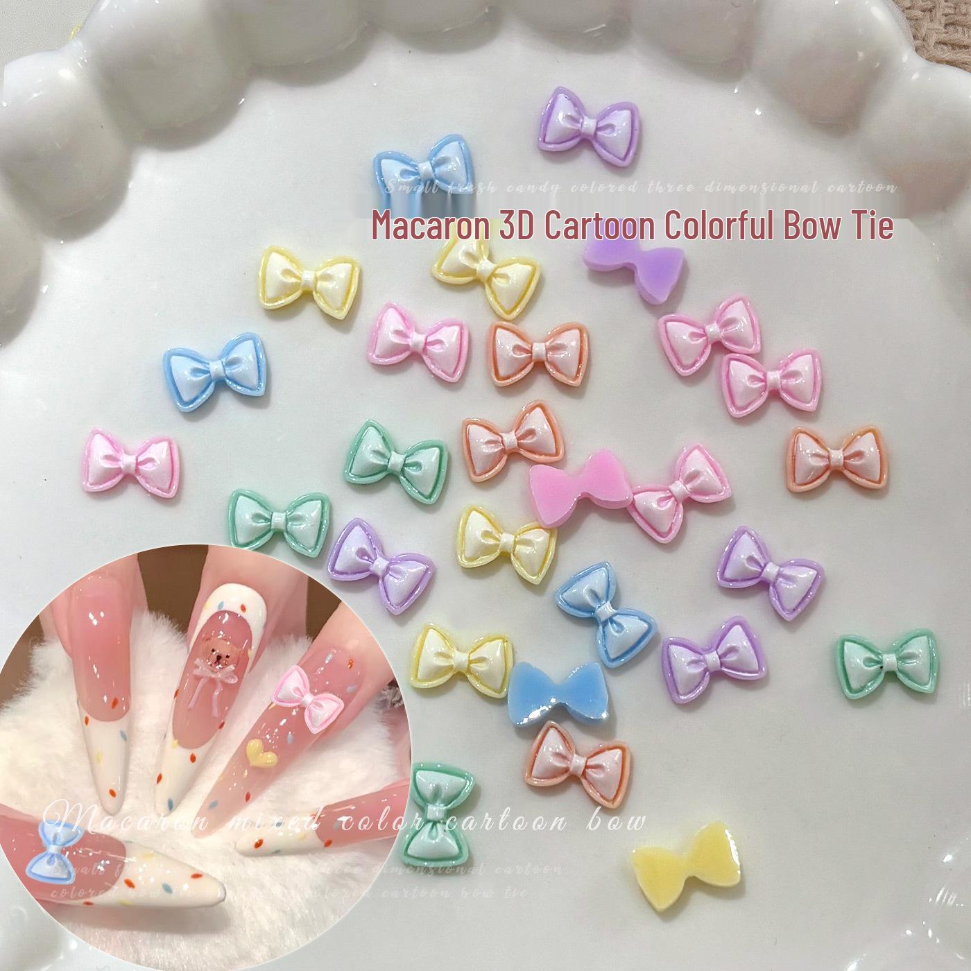 Macaron Color 3D Bow Nail Art Decorations Pack - DIY Wearable Nail Accessories
Macaron Color 3D Bow Nail Art Decorations Pack - DIY Wearable Nail Accessories