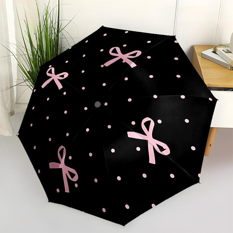 1pc Polka Dots Pink Bows Automatic Folding Umbrella - Portable Collapsible Design, 8-Rib Iron Frame, Durable Fabric yy251125022
1pc Polka Dots Pink Bows Automatic Folding Umbrella - Portable Collapsible Design, 8-Rib Iron Frame, Durable Fabric yy251125022