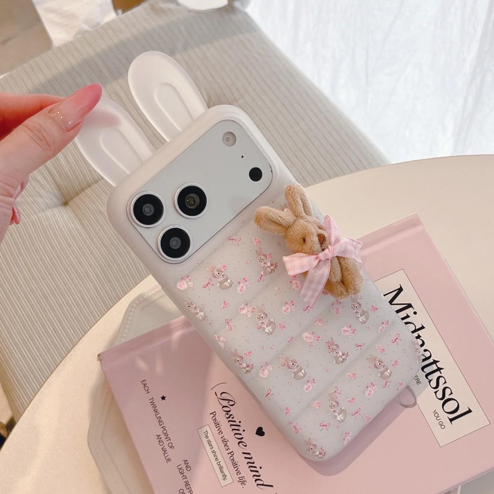 Floral Rabbit Cartoon Phone Case for iPhone 17 Pro Max - Fits iPhone 16th Gen, Female Ears Design. 13
Floral Rabbit Cartoon Phone Case for iPhone 17 Pro Max - Fits iPhone 16th Gen, Female Ears Design. 13