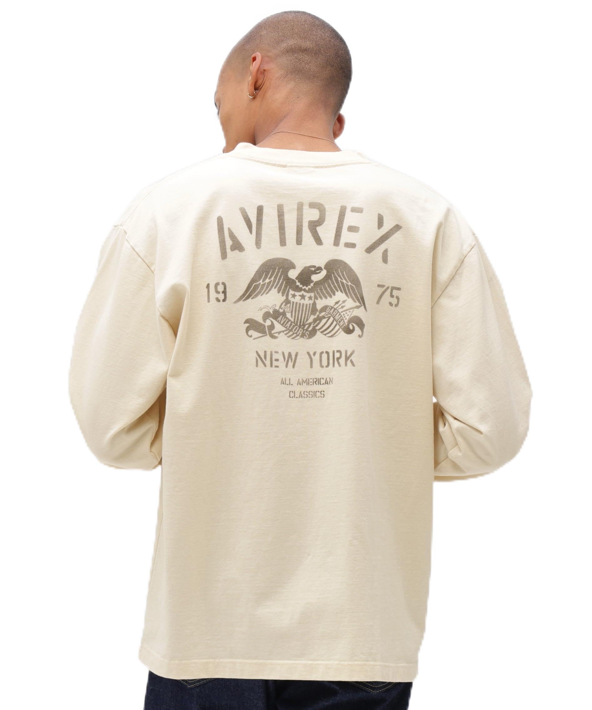 AVIREX STENCIL L/S T-SHIRT Men s XL Size 414 Natural 783-6130006
AVIREX STENCIL L/S T-SHIRT Men s XL Size 414 Natural 783-6130006