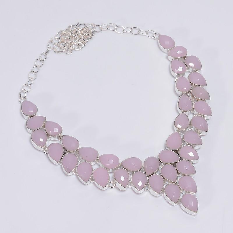 Classic Top Grade Qualite 100% Natural Rose Quartz Pear Shape Ethnic Handmade Jewelry 925 Steling Silver Necklace 18 WSJ-4753 срібний
Classic Top Grade Qualite 100% Natural Rose Quartz Pear Shape Ethnic Handmade Jewelry 925 Steling Silver Necklace 18 WSJ-4753 срібний