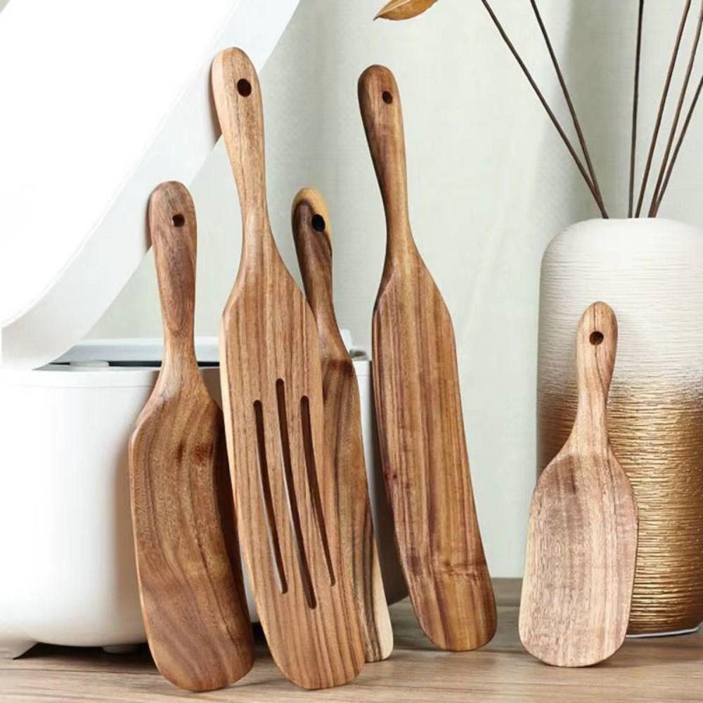 High Temperature Resistant Wooden Salad Spatula Kitchen Leakage Shovel Kitchenware Supplies Style 2
High Temperature Resistant Wooden Salad Spatula Kitchen Leakage Shovel Kitchenware Supplies Style 2