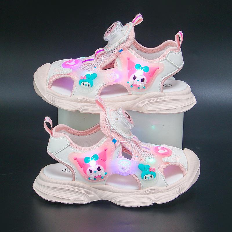 Light-up girls closed-toe sandals, new summer model for girls, toddlers, and young girls, super soft sandals for elementary school students 23Inner Length14.3cm with
Light-up girls closed-toe sandals, new summer model for girls, toddlers, and young girls, super soft sandals for elementary school students 23Inner Length14.3cm with