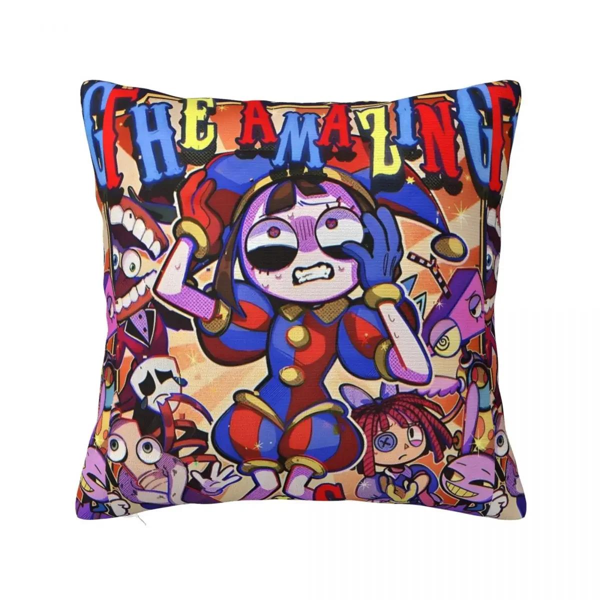 The Amazing Digital Circus Square Pillow Case Polyester Throw Pillow Awesome Cushion Covers 66x66cm
The Amazing Digital Circus Square Pillow Case Polyester Throw Pillow Awesome Cushion Covers 66x66cm