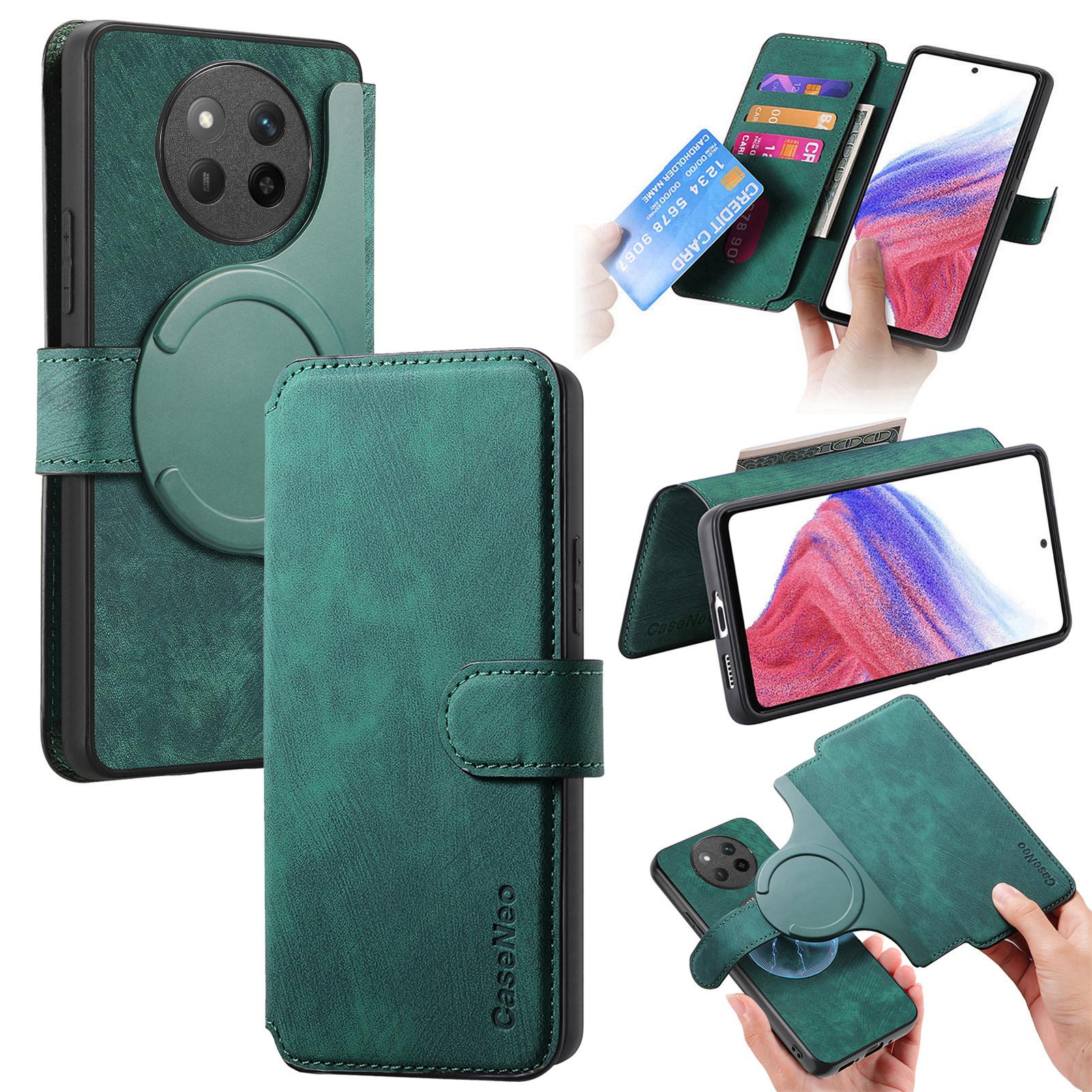 For Honor X60 Pro 5G Magnetic Case CASENEO Detachable Leather Phone Wallet Cover Green
For Honor X60 Pro 5G Magnetic Case CASENEO Detachable Leather Phone Wallet Cover Green