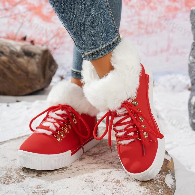 Winter Fashion Versatile Thick Soled Hairy Snow Short Boots for Women Warm Comfortable Plush Sotton Chunky Abkle Boots 36
Winter Fashion Versatile Thick Soled Hairy Snow Short Boots for Women Warm Comfortable Plush Sotton Chunky Abkle Boots 36