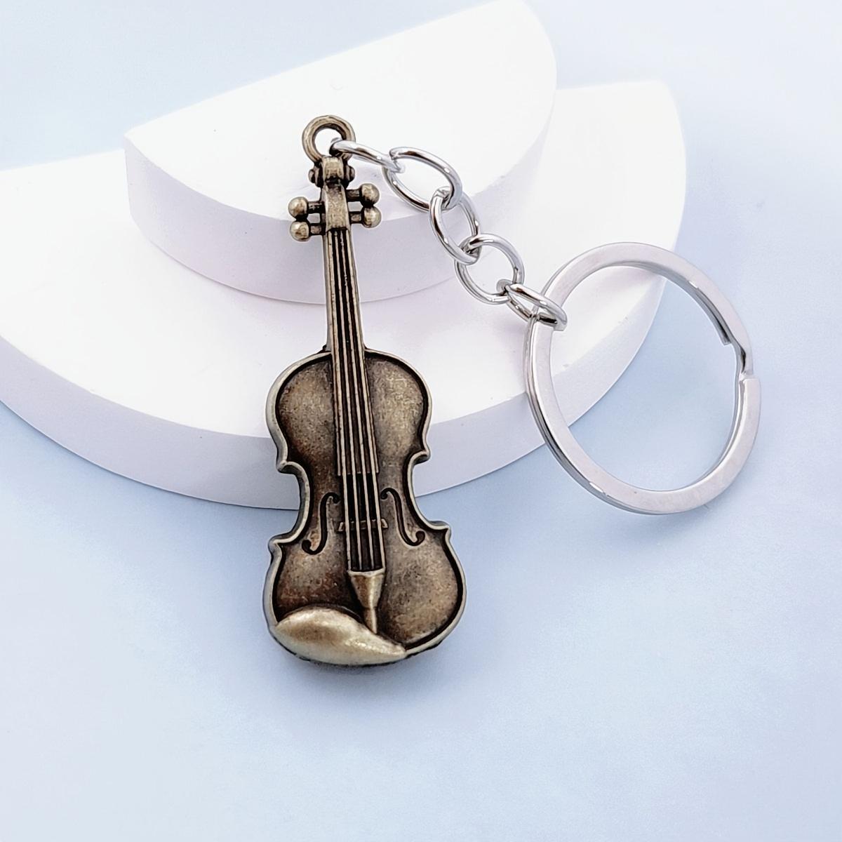 1pc Vintage Violin Keychain, Creative Personalized Key Ring, Decorative Round Ring Key Holder for Women, Ideal for Graduation Ceremony, Single Piece
1pc Vintage Violin Keychain, Creative Personalized Key Ring, Decorative Round Ring Key Holder for Women, Ideal for Graduation Ceremony, Single Piece