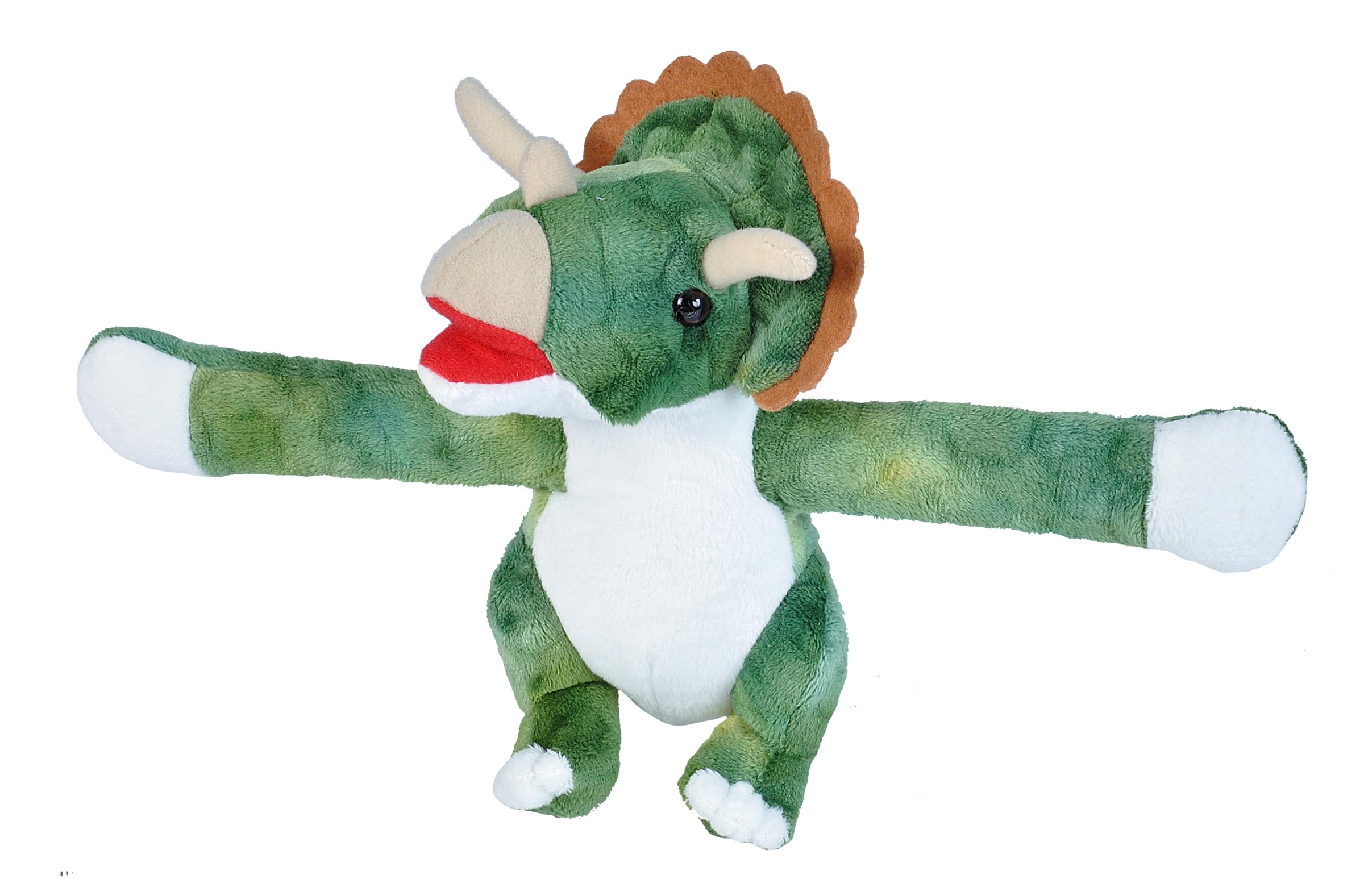Wild Republic Huggable Animal Plush Toy with Slap Huggers Large Bracelet, Toy, Gift, (Triceratops)
Wild Republic Huggable Animal Plush Toy with Slap Huggers Large Bracelet, Toy, Gift, (Triceratops)