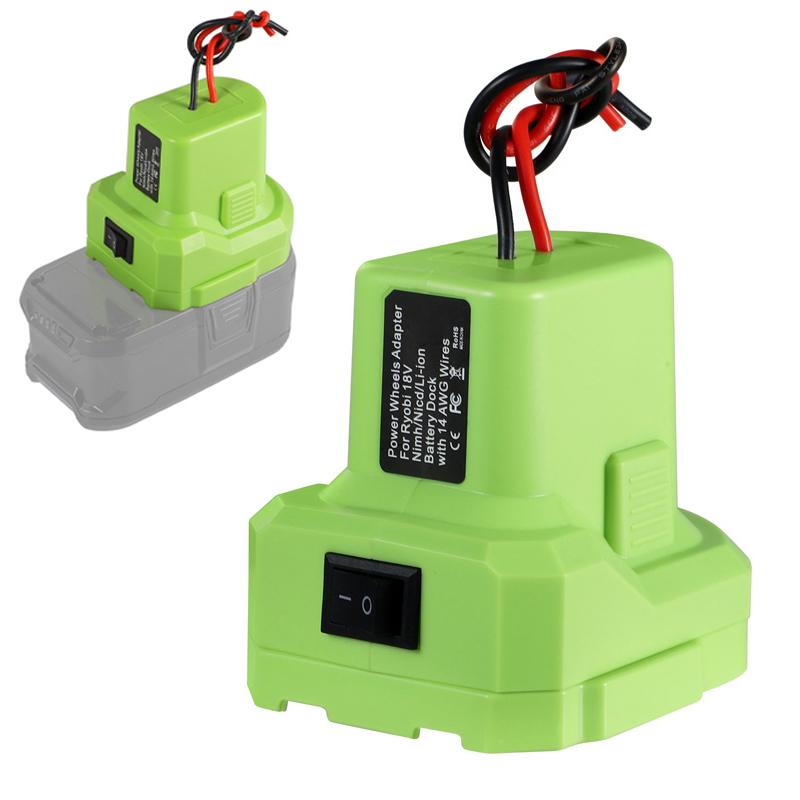 Адаптер Power Wheels для док-станции Ryobi 18 В Nimh/Nicd/Li-ion аккумулятора с проводами 14AWG DIY разъем питания для Ryobi P108 P107 P102
Адаптер Power Wheels для док-станции Ryobi 18 В Nimh/Nicd/Li-ion аккумулятора с проводами 14AWG DIY разъем питания для Ryobi P108 P107 P102