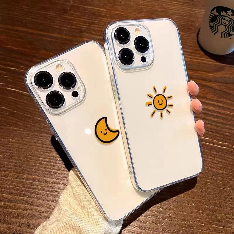 Милый прозрачный чехол Sun Moon для iPhone 14 15Pro Max 13 11 12 Pro XR XS X 7 8 15 Plus SE2 Mini, противоударный мягкий силиконовый чехол
Милый прозрачный чехол Sun Moon для iPhone 14 15Pro Max 13 11 12 Pro XR XS X 7 8 15 Plus SE2 Mini, противоударный мягкий силиконовый чехол