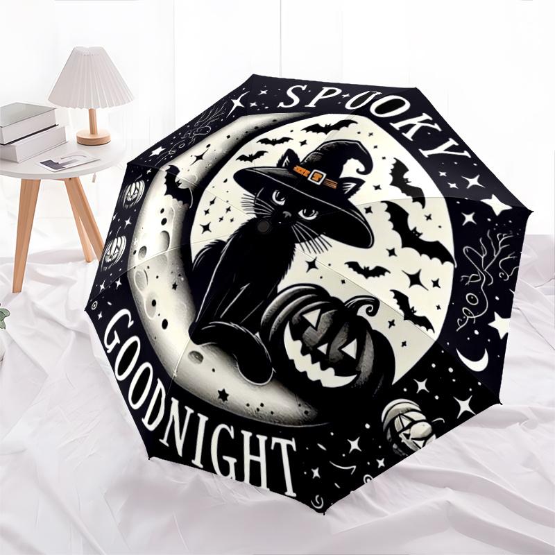 1pc Shining Moon & Wizard Black Cat Goodnight Pattern Automatic Cartoon Cartoon Practical Umbrella, Suitable for Travel and Daily Use P085
1pc Shining Moon & Wizard Black Cat Goodnight Pattern Automatic Cartoon Cartoon Practical Umbrella, Suitable for Travel and Daily Use P085