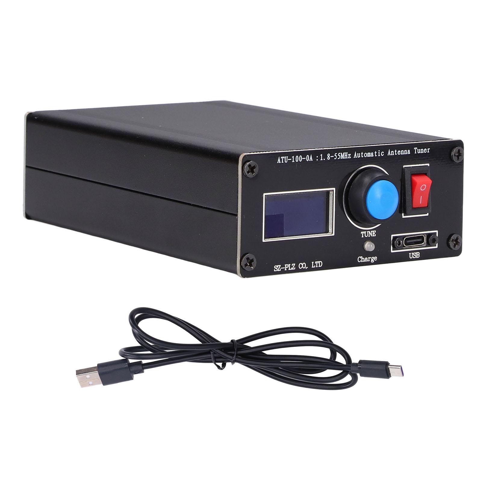 Mini Automatic Antenna Tuner 0.96in Display USB Charging Radio Tuner 1.8‑55Mhz ATU‑100
Mini Automatic Antenna Tuner 0.96in Display USB Charging Radio Tuner 1.8‑55Mhz ATU‑100