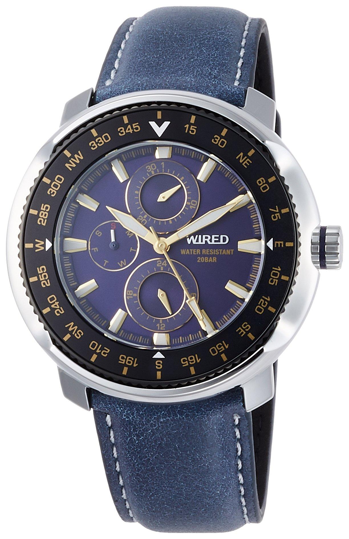 Мужские часы Seiko Watch WIRED SOLIDITY AGAT418 с вращающимся безелем и простым компасом, синие
Мужские часы Seiko Watch WIRED SOLIDITY AGAT418 с вращающимся безелем и простым компасом, синие