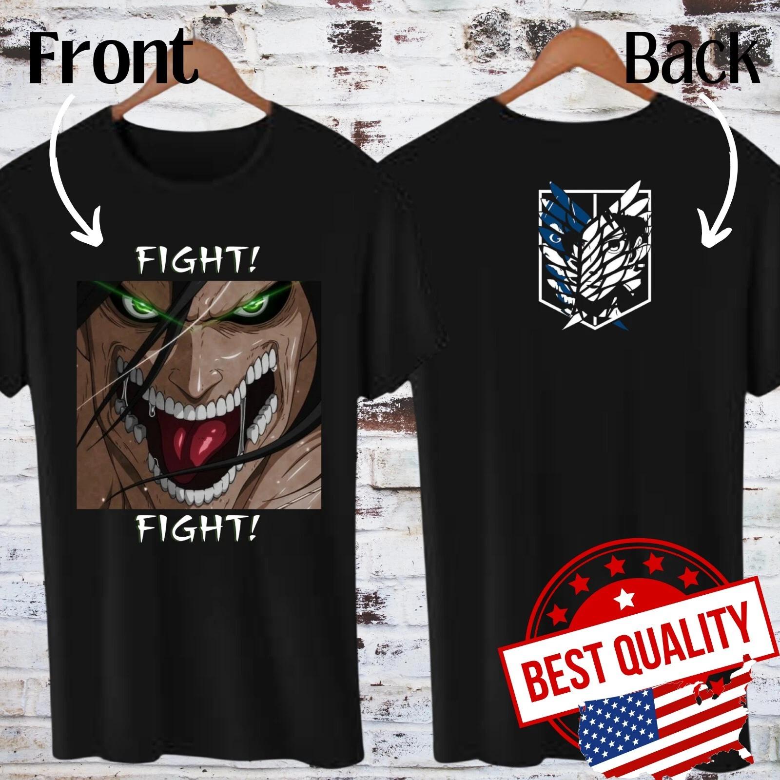 Eren Jaeger T Shirt Shingeki No Kyojin Tee Anime Clothing Manga Japanese Cosplay 3XL
Eren Jaeger T Shirt Shingeki No Kyojin Tee Anime Clothing Manga Japanese Cosplay 3XL