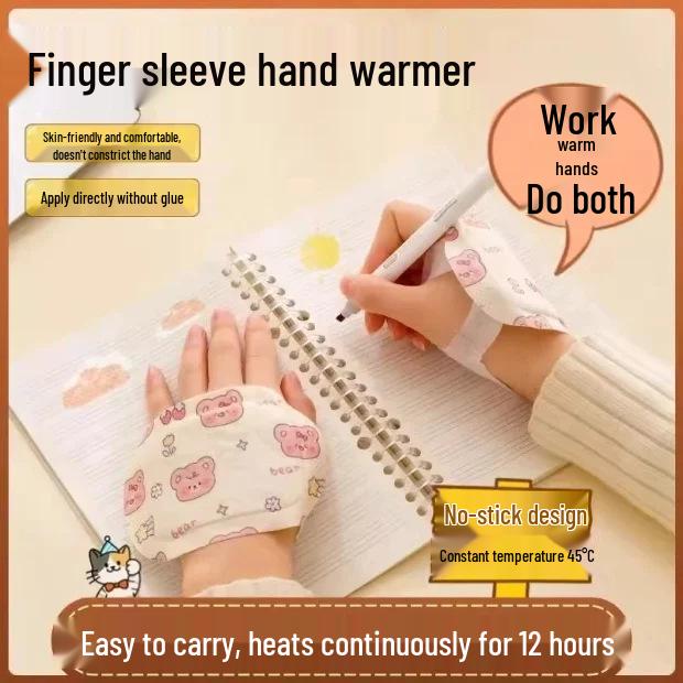Self-Heating Wearable Hand Warmer Patch for School Kids - Winter Gloves for Cold Hands Beige - 2 patches/bag
Self-Heating Wearable Hand Warmer Patch for School Kids - Winter Gloves for Cold Hands Beige - 2 patches/bag