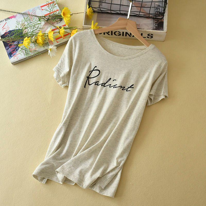 Cotton Thin Casual Versatile Split Slim Short Sleeved T-shirt Flower gray letters About M/40.00 kg-47.50 kg
Cotton Thin Casual Versatile Split Slim Short Sleeved T-shirt Flower gray letters About M/40.00 kg-47.50 kg